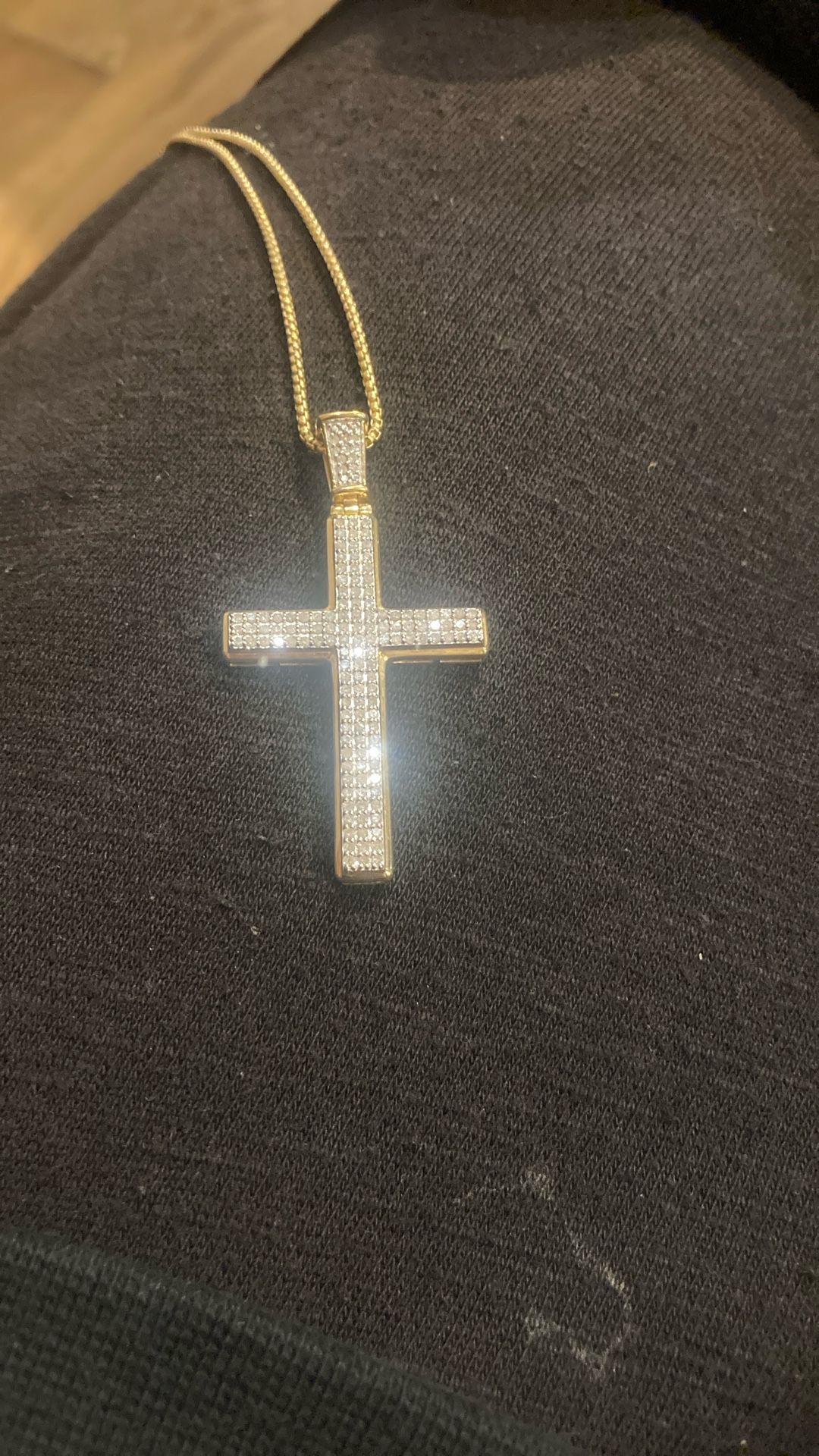 Gold Plated/ Diamond Necklace 