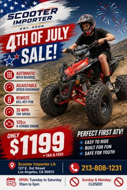 💥 4TH OF JULY ATV SALE 💥