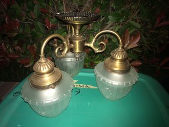Vintage three light Chandelier