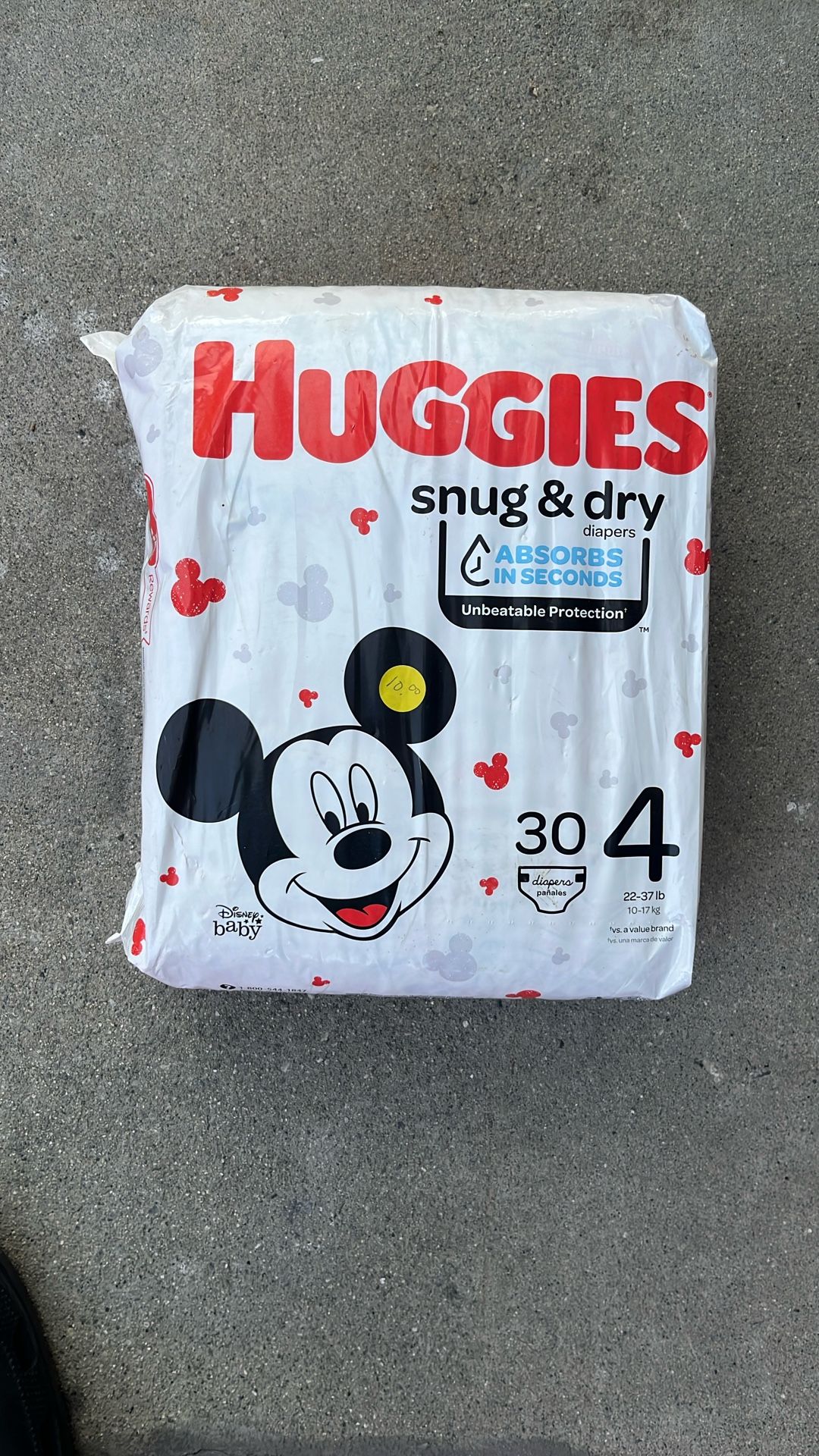 Huggies Snug & Dry Size 4 Diapers