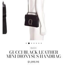 Authentic Mini Gucci Dionysus Handbag 