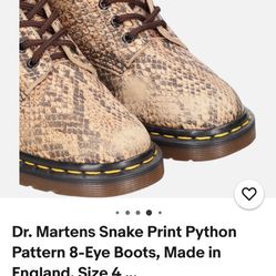 Doc Martens- Snakeskin Pattern