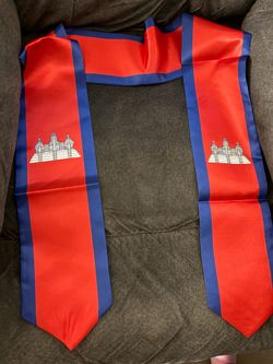 Cambodian Cambodia Khmer Graduation Sash flag