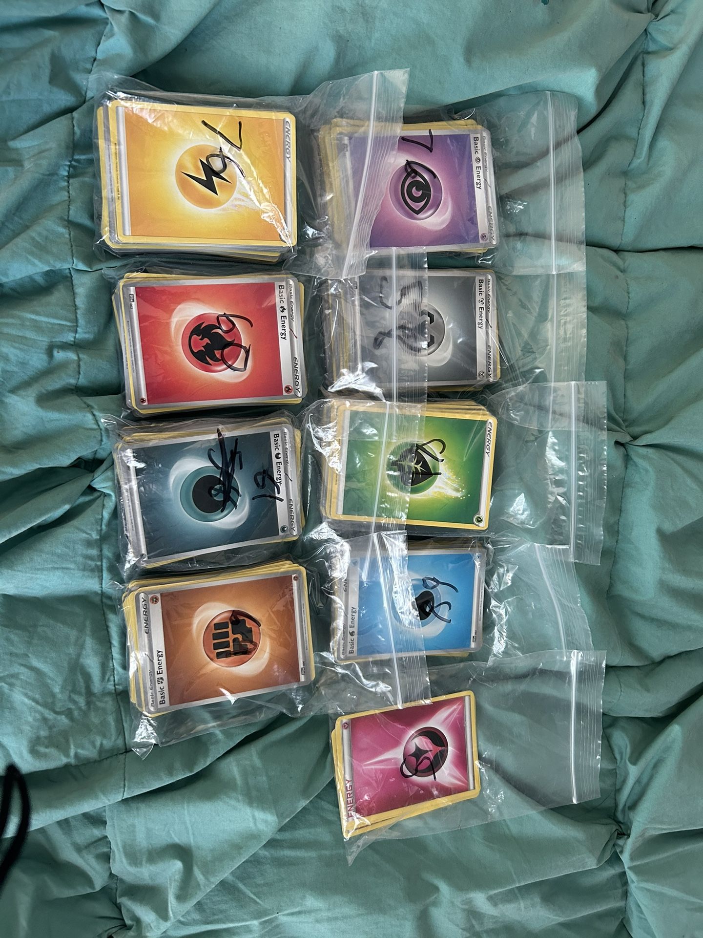Over 500 Pokemon TCG Basic Energy Cards