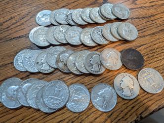 40 Silver Washington Quarters