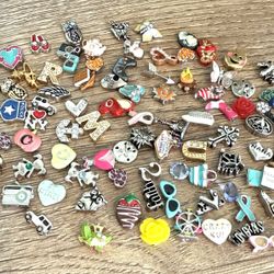 100 NEW Origami Owl Floating Charms Huge Lot Bundle Living Locket Mix Jewelry Lot #1