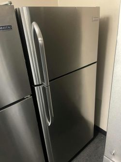 Stainless Steel Frigidaire Top Freezer Fridge