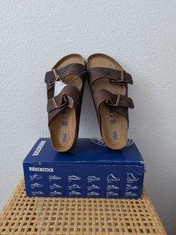 New Birkenstock Arizona Sandals Habana Brown Size W10 M8 Unisex