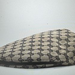 Authentic Brand New GUCCI Monogram Flat Cap in Navy XS