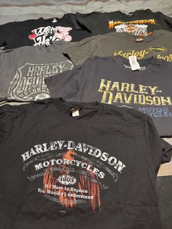 Mens size Large Harley Davidson shirt lot