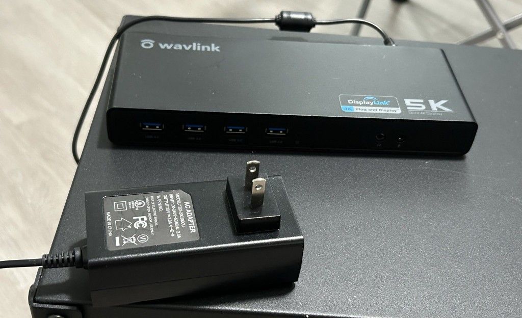 Wavlink Docking Station. WL-UG69DK1 USB-C Dual 4K Docking Station.