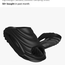 Cloud Slides for Men Women,Quick-Dry Slippers,Non-Slip Lightweight Sandals, Outdoor Camping Shoes Size:W9.5/M8.5 