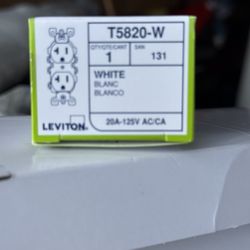 Leviton 20 amp Commercial Grade Duplex Receptacle