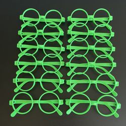 Green Costume Novelty Glasses Mirabel Encanto Birthday Party Favors 12 Pack