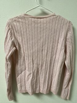 Ladies sweater light pink size Medium
