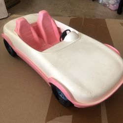 Barbie Car Convertible. With Clear Top Cover.