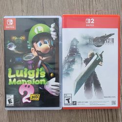 Nintendo Switch 1 And 2 Games