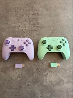 Wireless USB PC / Android Controllers (Green + Purple)
