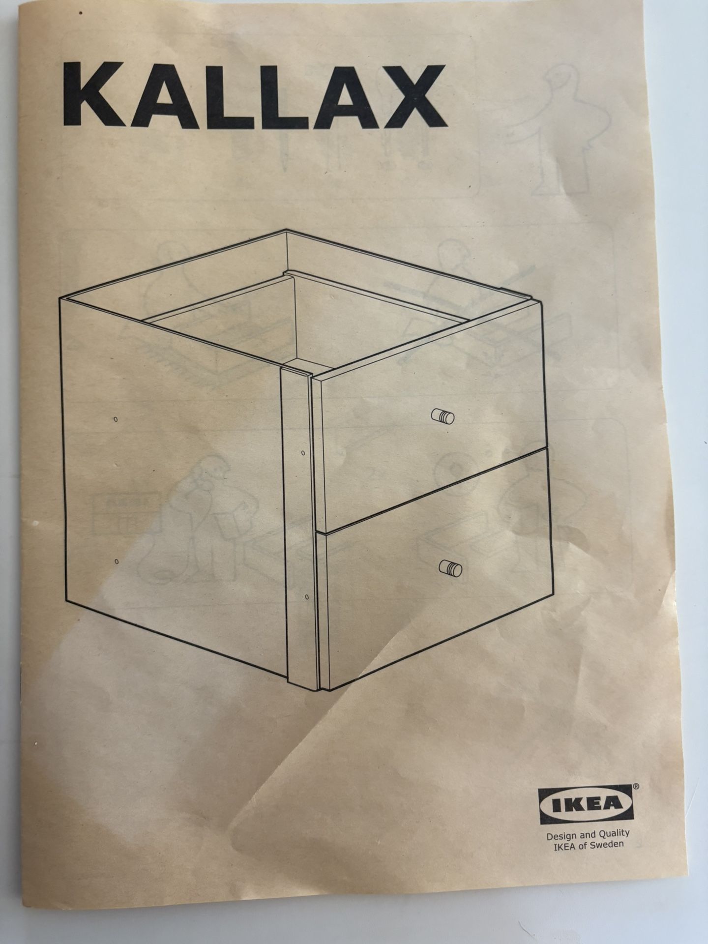 Two Drawer Insert For Ikea Kallax Shelf System