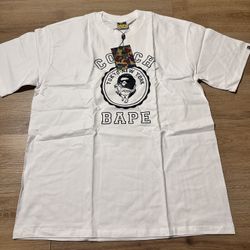 Bape White Tee