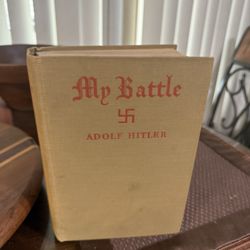 Vintage Adolf Book  My Battle 1937