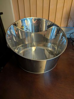 10.5L Threshold Stainless Steel Beverage Tub: Drink Bucket Party Ice Bucket for Cold Beverages