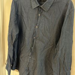BOSS men's casual long-sleeve shirt.