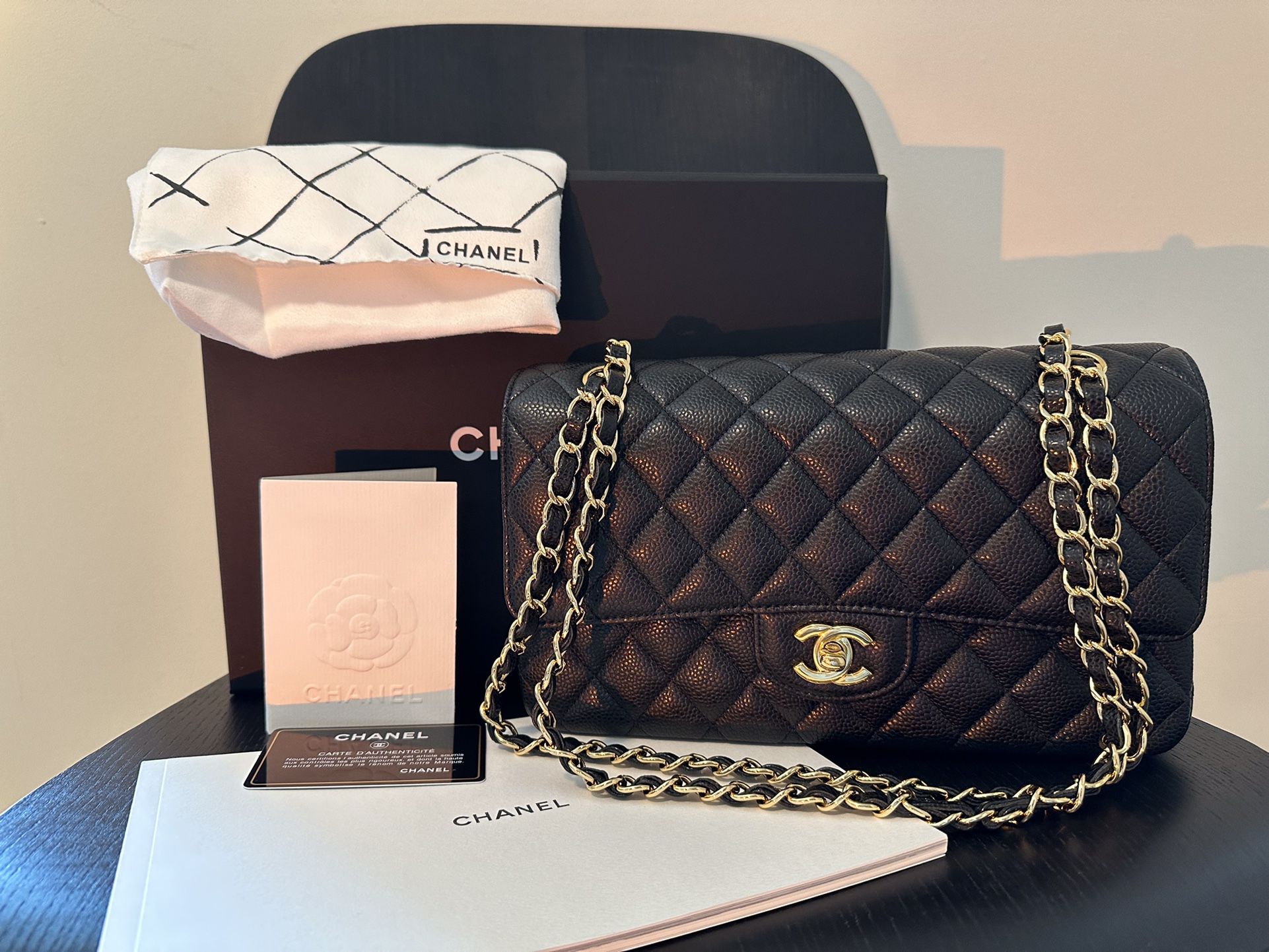 Chanel Double Flap Caviar Gold for Sale in San Francisco, CA