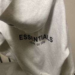 essentials Oatmeal Hoodie  Size XL Kids ,fits Like A large 