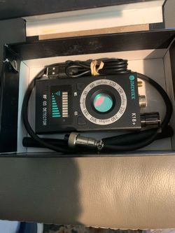 Anti spy bug and camera detection