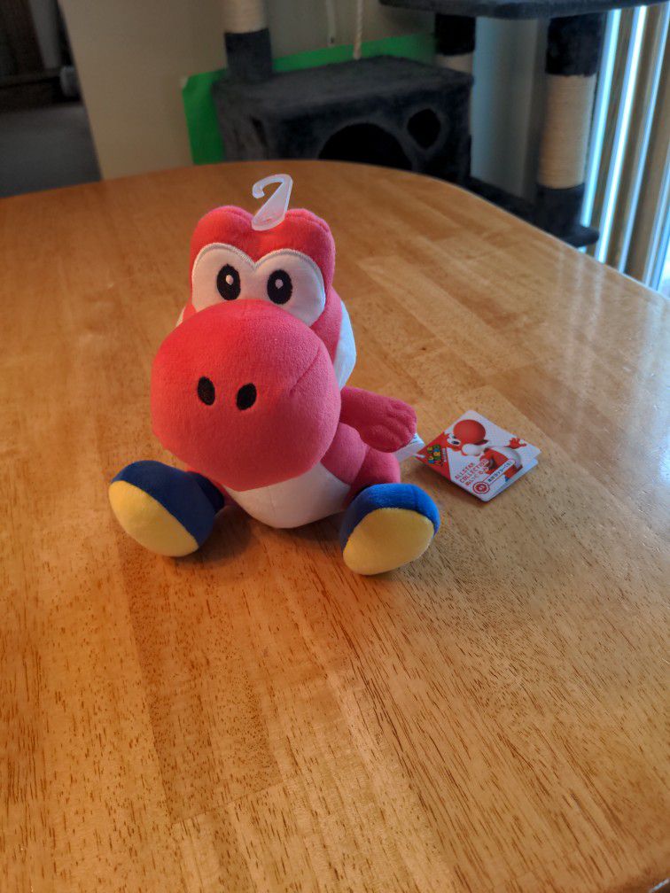 Pink Plushie Super Mario Yoshi