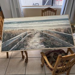 4x2 canvas in wood frame