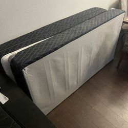 Box Frame And Mattress 