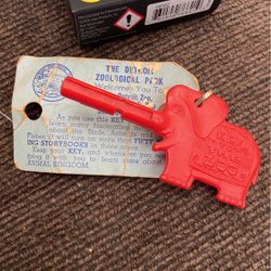 Vintage Belle Isle Zoo Key