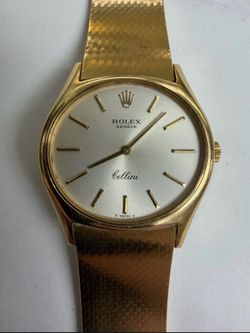 Rolex Cellini Ellispse Ref 3806 Solid 18K