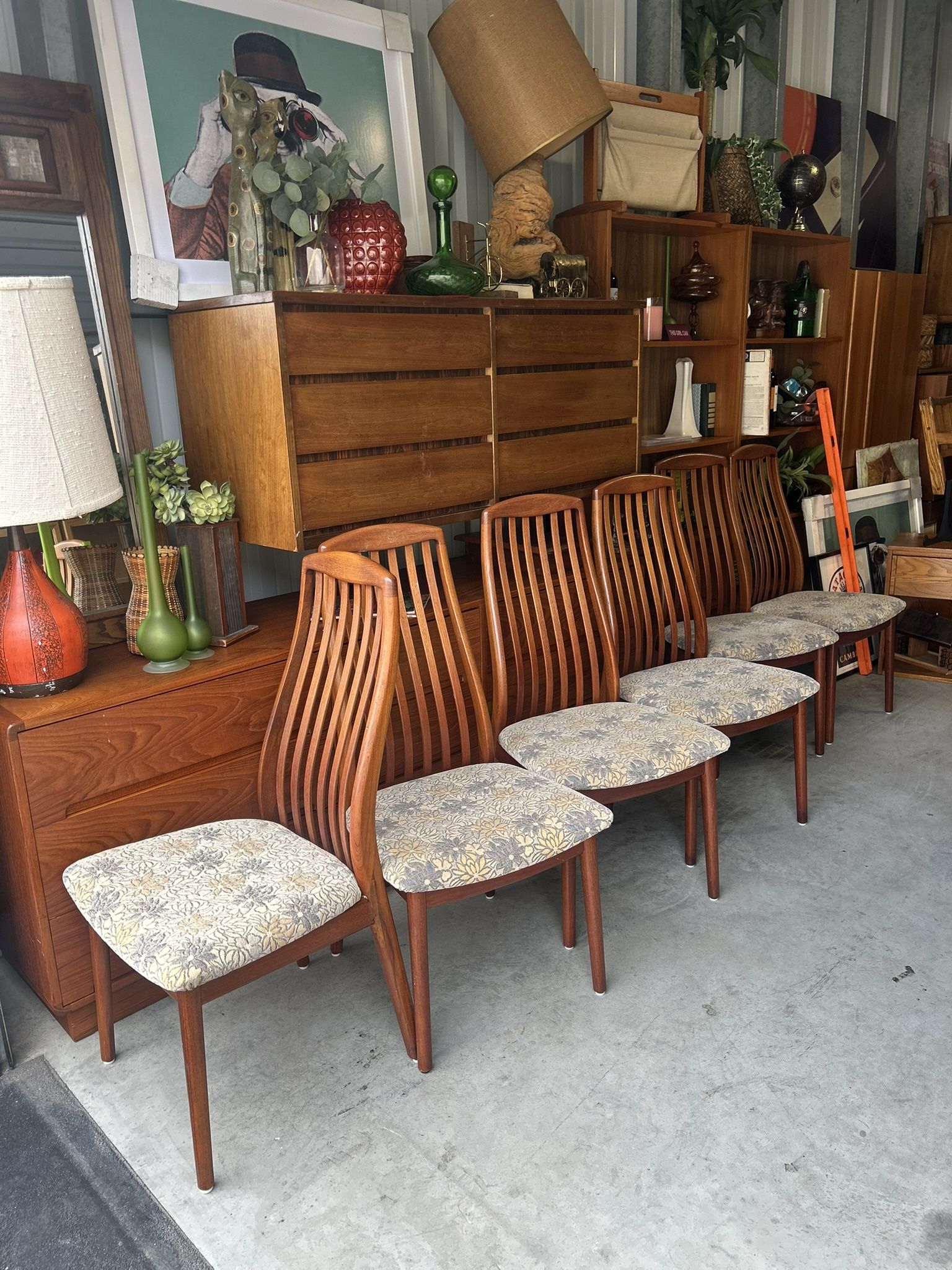 Mid Century Vintage Danish Teak Dining Chairs