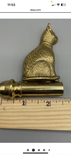 Cat finials (4)