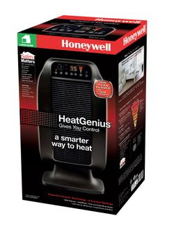 Honeywell Heat-Genius Ceramic Space Heater, HCE845B, Black