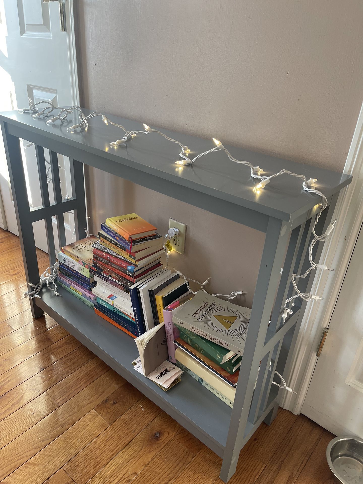Gray Console Table