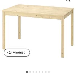 Free | IKEA Wood Desk & Wal-Mart Chair