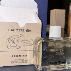 LACOSTE ESSENTIAL EAU DE TOILETTE VAPORISATEUR NATURAL SPRAY 125 mle 4.1 FL.OZ.