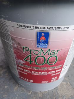 5 gallons Interior Semigloss White Paint