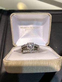 Wedding Rings 1 & 3/4 ct. Total Weight White Gold