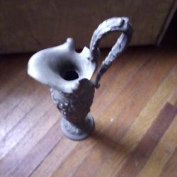 Decorative Pewter Vase