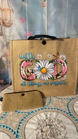 2 PIECE TOTE BAG FOR MOM PARA MAMA