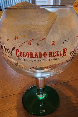 Colorado Belle Laughling Souvenir Glass