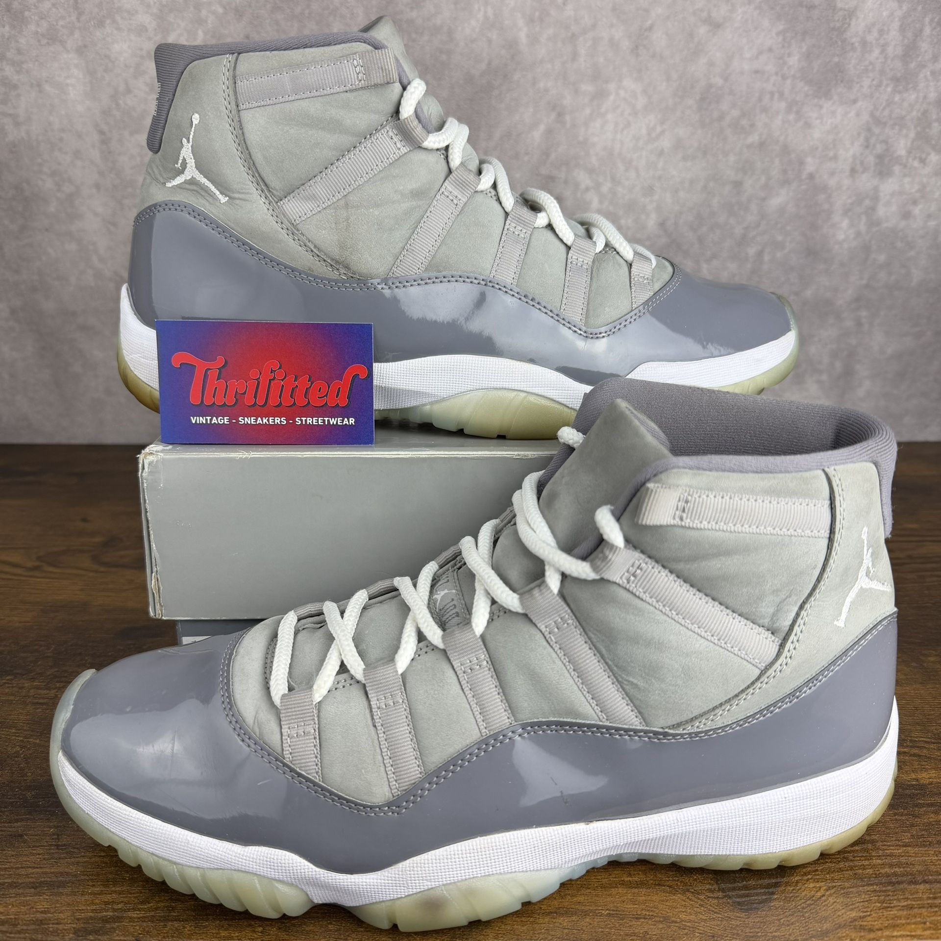 Jordan 11 Retro High Cool Grey Size 13 CT8012-005 Men’s Patent Sneakers OG Rare