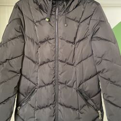 Tahari Coat Black S Impeccable 