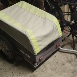 Heavy Duty Foldable Bike Cargo Trailer 