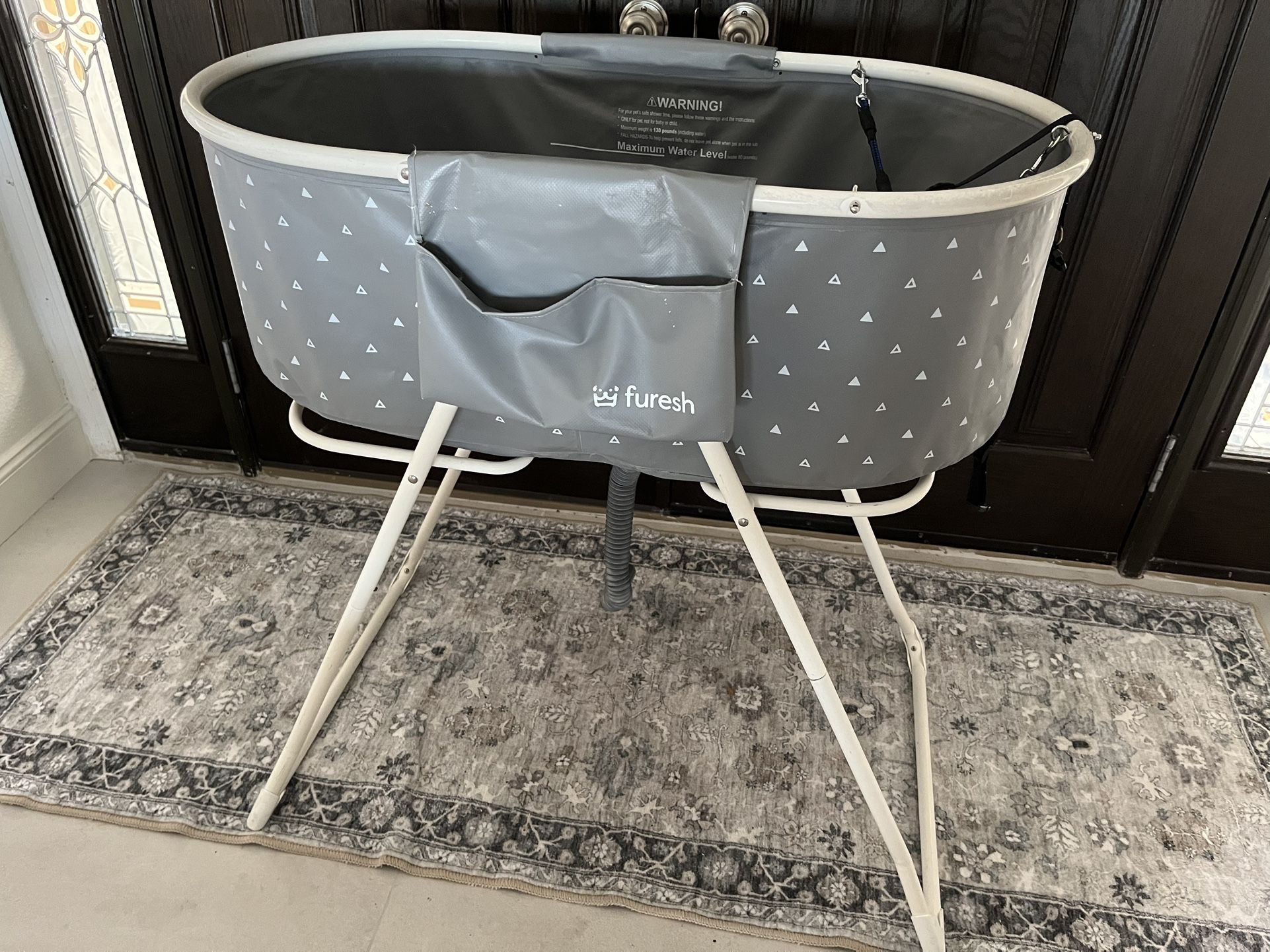 Raised Elevated Small Dog Or Cat Bath Tub